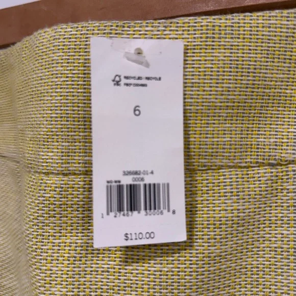 Banana Republic Lemon Yellow Pencil Skirt - Picture 3 of 8